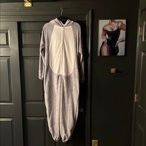 Cozy Gray Animal Onesie
